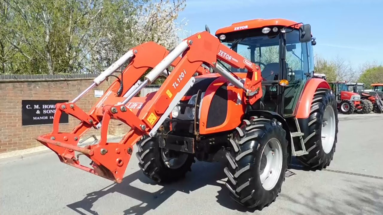 ZETOR PROXIMA 90 LOADER TRACTOR WALKROUND VIDEO