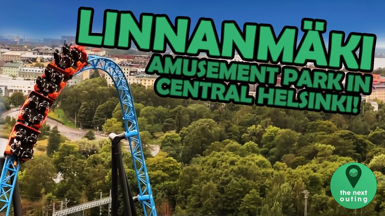 Linnanmäki Amusement Park (inc Taiga Roller Coaster) in Helsinki, Finland | Vlog | Ep5