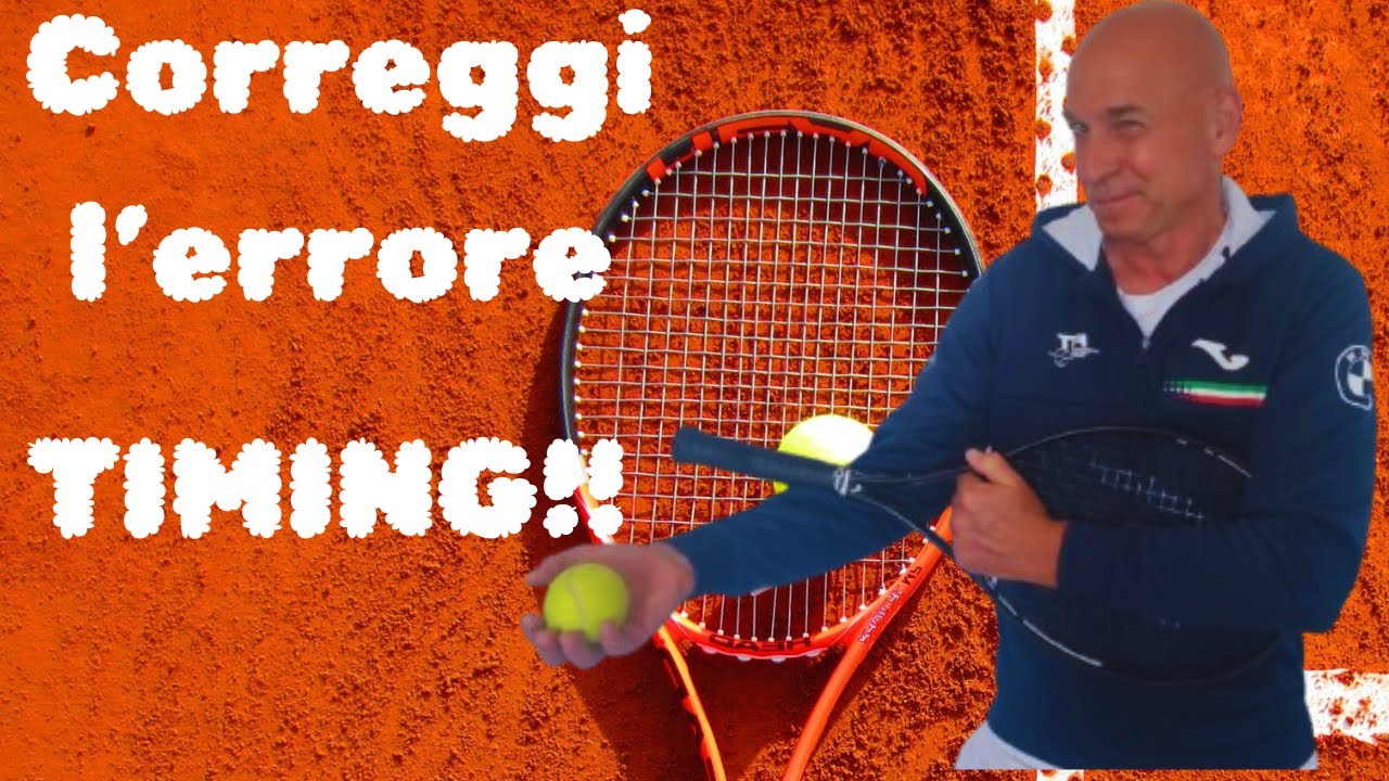 Correggi l'errore! Il tempo giusto per colpire la pallina da tennis
