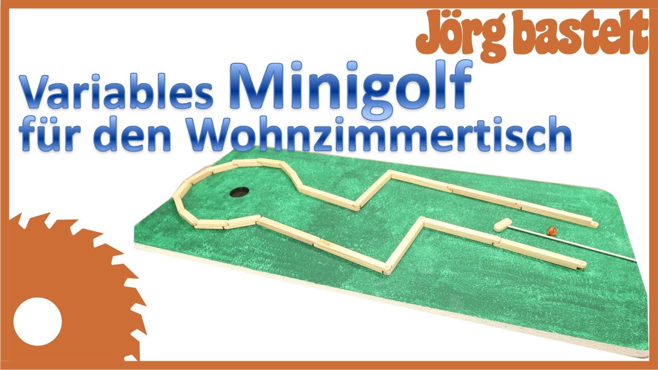 Das kleinste Minigolf f&uuml;r den Wohnzimmertisch?