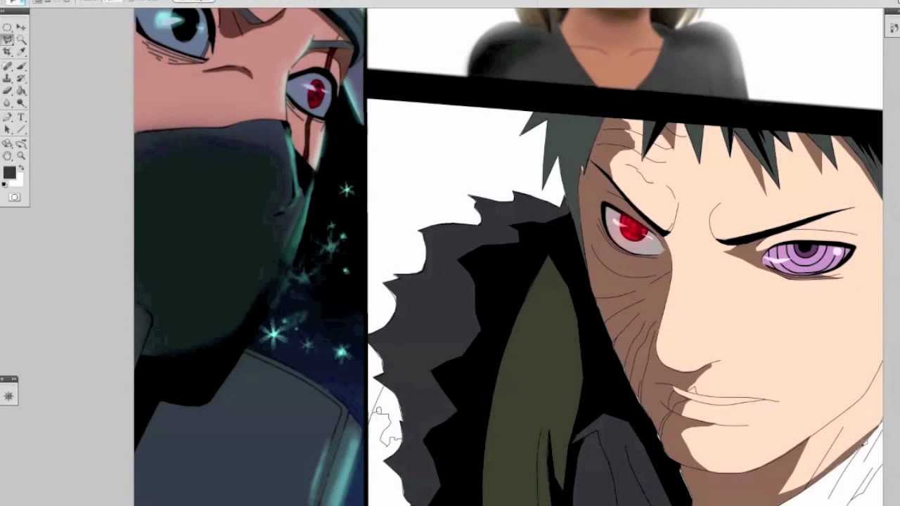 Obito, Kakashi, and Rin Speed Paint