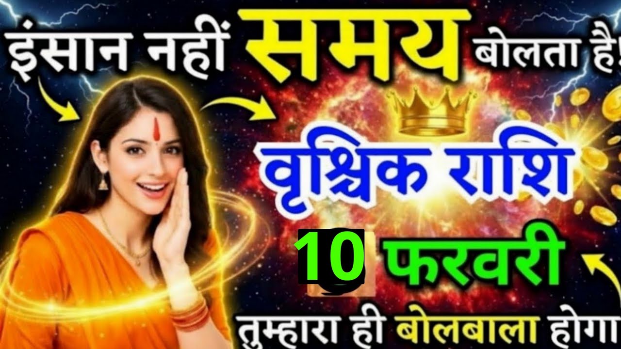 4 फरवरी, वृश्चिक राशि वालों इंसान नहीं समय बोलता है, vrishchik Rashi, आज का राशिफल
