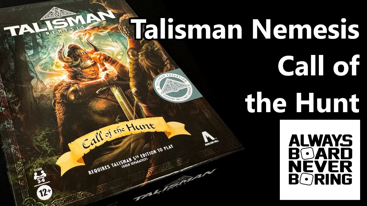 Обзор дополнения Talisman: Nemesis - Call of the Hunt | 1 против многих | Обзор и распаковка (без...