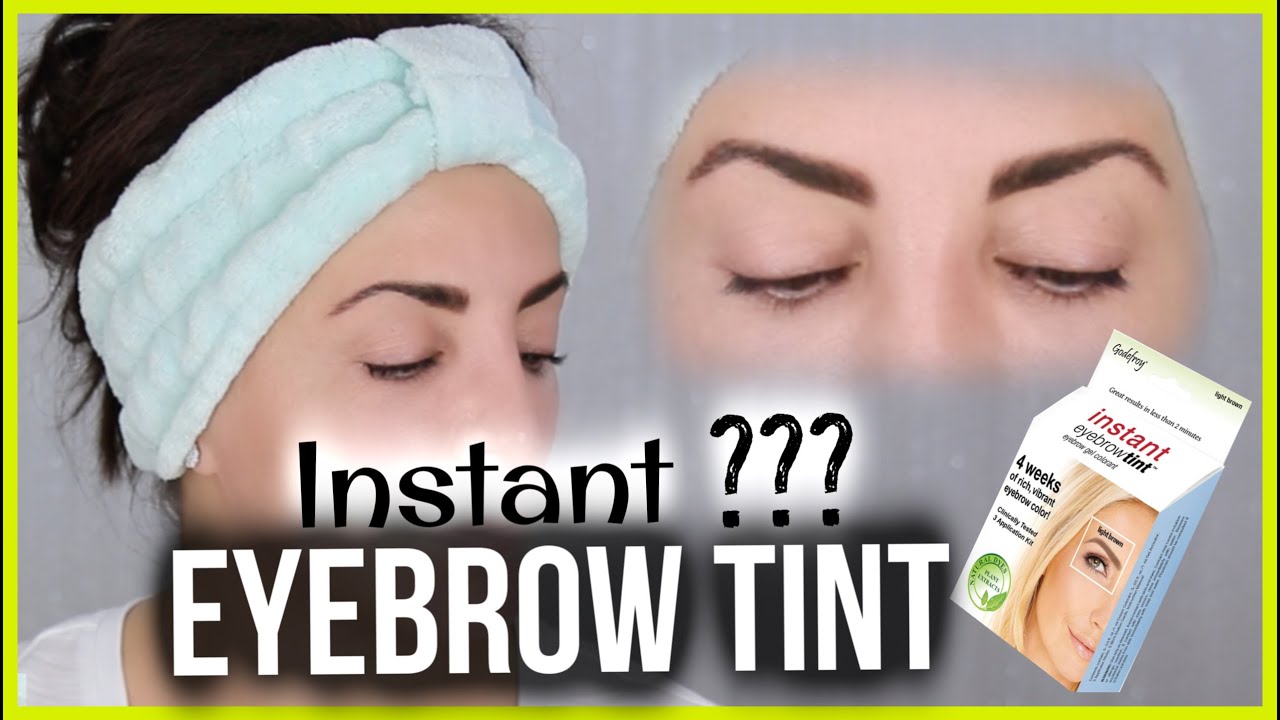 Eyebrow Tinting at Home | Godefroy Instant Eyebrow Tint