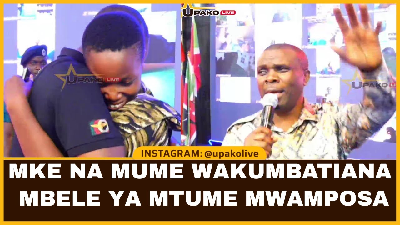 ALIYETOA SHUHUDA NZITO AAMUA KUMKUMBATIA MKEWE MBELE YA MTUME MWAMPOSA, MODESTA ATAJWA, MAMA AITWA