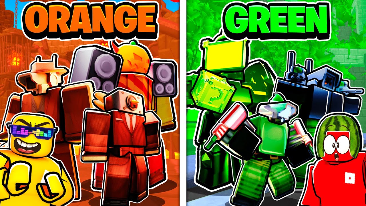 Only ONE Color in Toilet Tower Defense