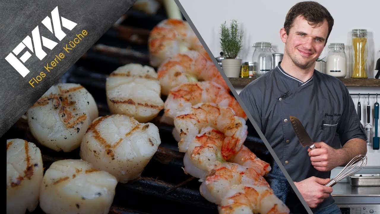 Garnelen und Jakobsmuscheln vom Grill by Florian Harter