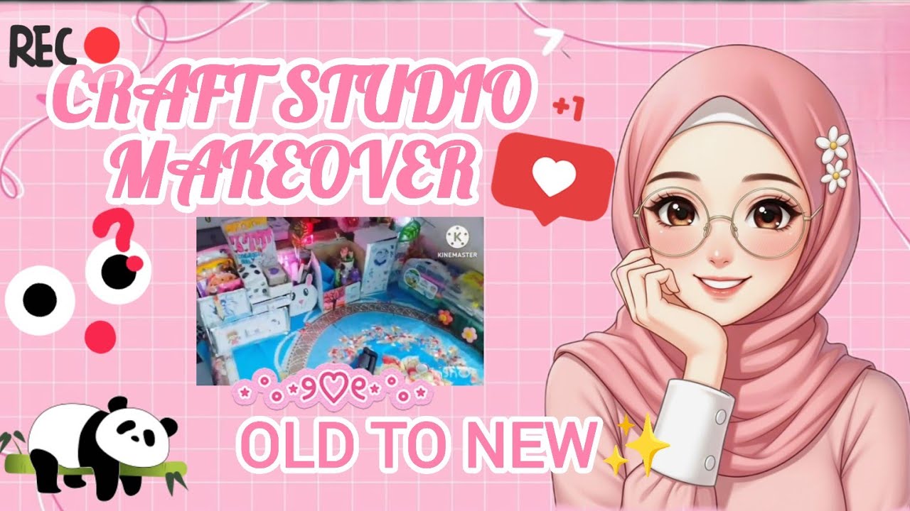 Craft🎨 studio 🎙️ makeover ⚒️❤️💫@Lazeenaartgallery 🎀✨🧸🩷