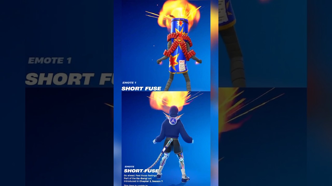 Fortnite Air Jordan Flightalis Doing Emotes (Heartillery & Short fuse) Part 6