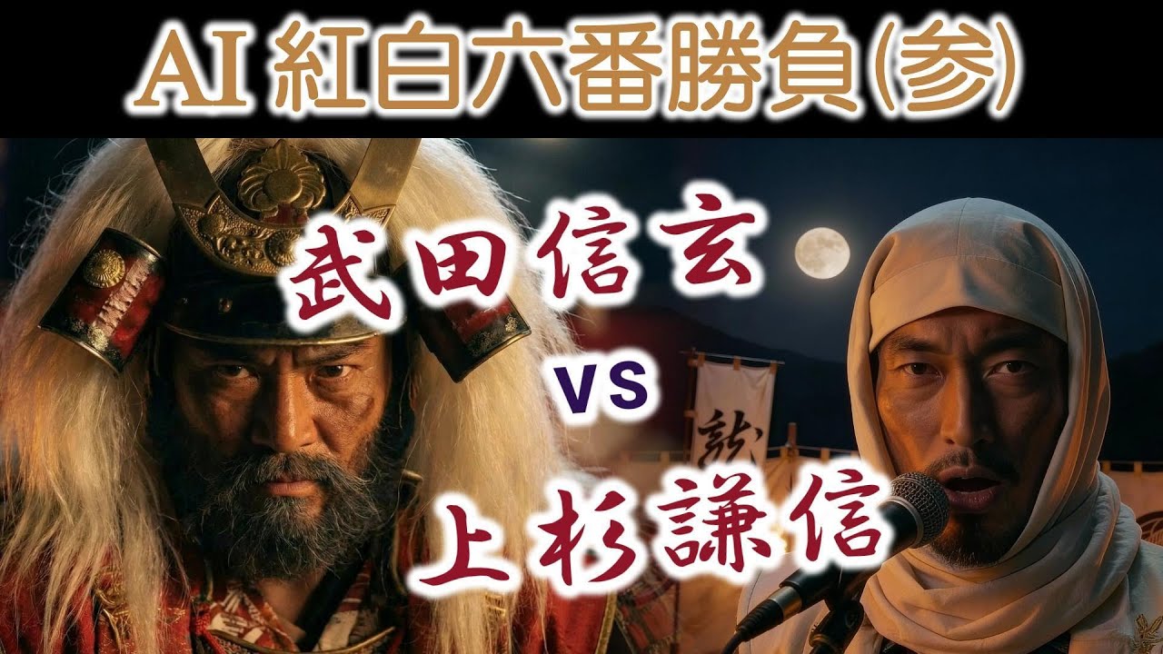 AI紅白六番勝負(参)　武田信玄vs上杉謙信