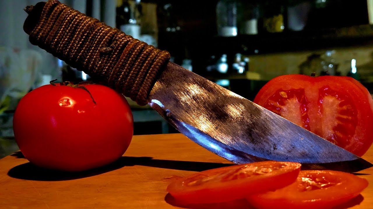 Raised by the Axe | Crafting a Bushcraft Knife From a Rusted Saw Blade