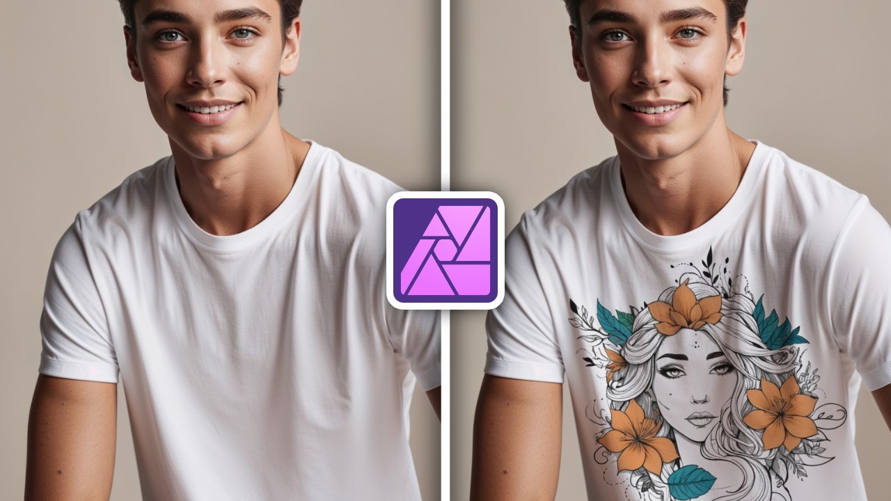 Step-by-Step: Create Realistic T-Shirt Mockups with Affinity Photo