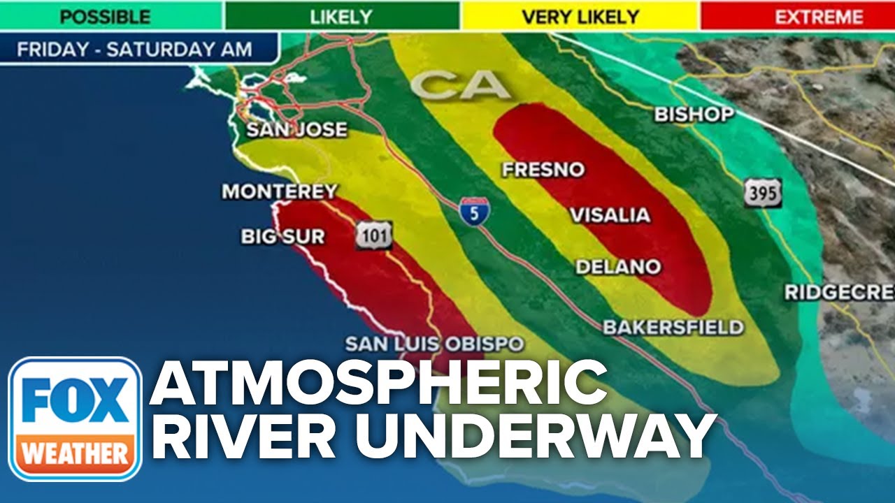 Another Atmospheric River Slams California | Dangerous Floodings, Wind Gusts Possible