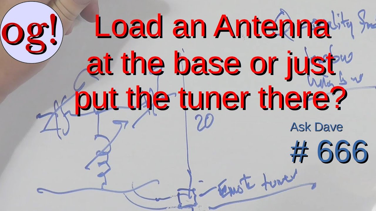 Should I load the Antenna at the base or just put the tuner there? (#666)