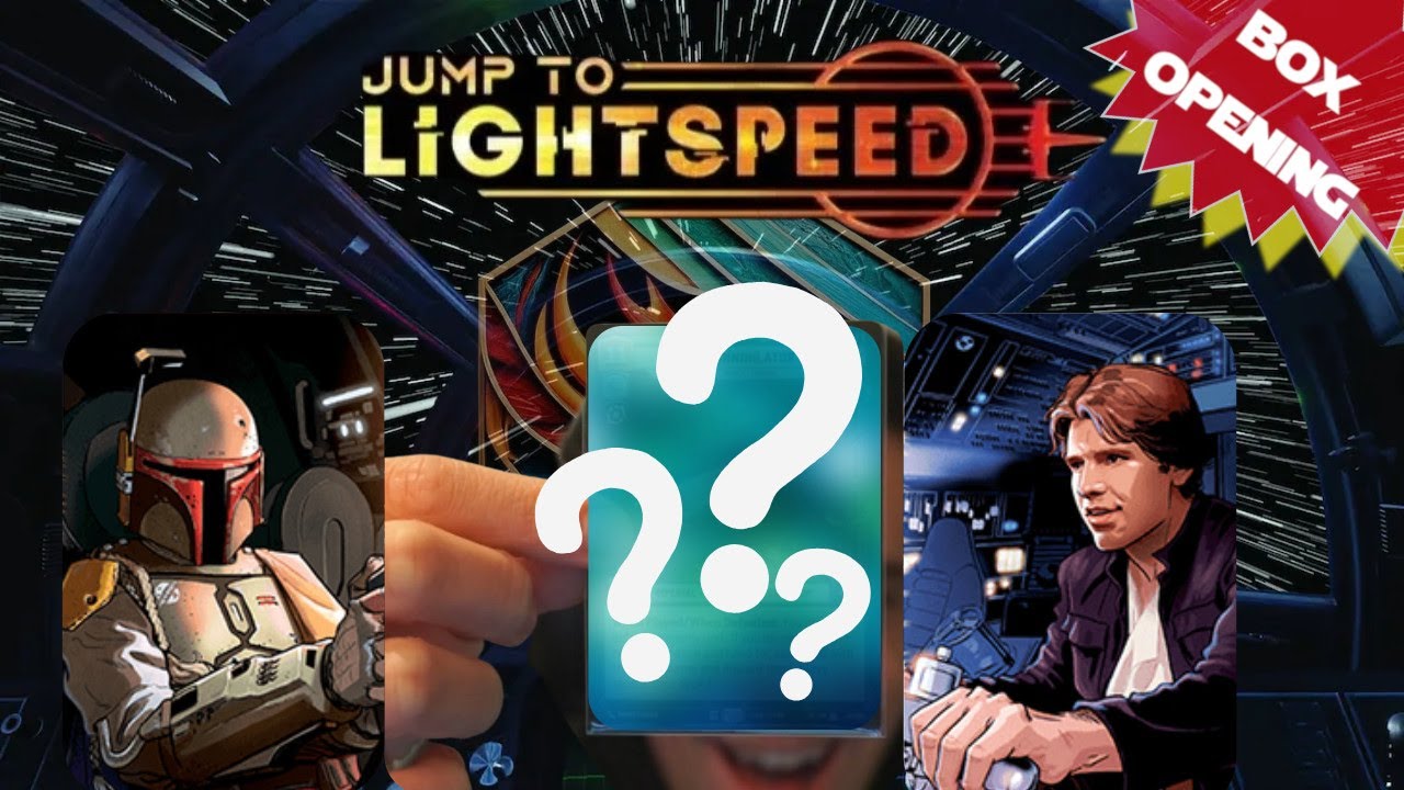 FIRST LOOK! Jump To Lightspeed box opening and review | Star Wars Unlimited
