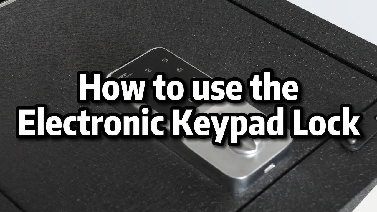 how to use Electronic Keypad Lock