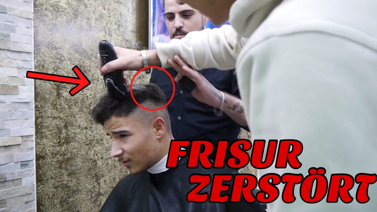 BEIM FRISEUR GLATZE RASIERT😱😱