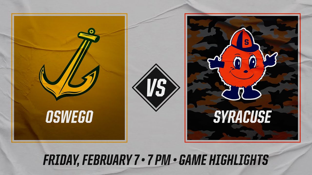Full 3rd Period (TV): Syracuse vs. #16 Oswego (2/7/25)