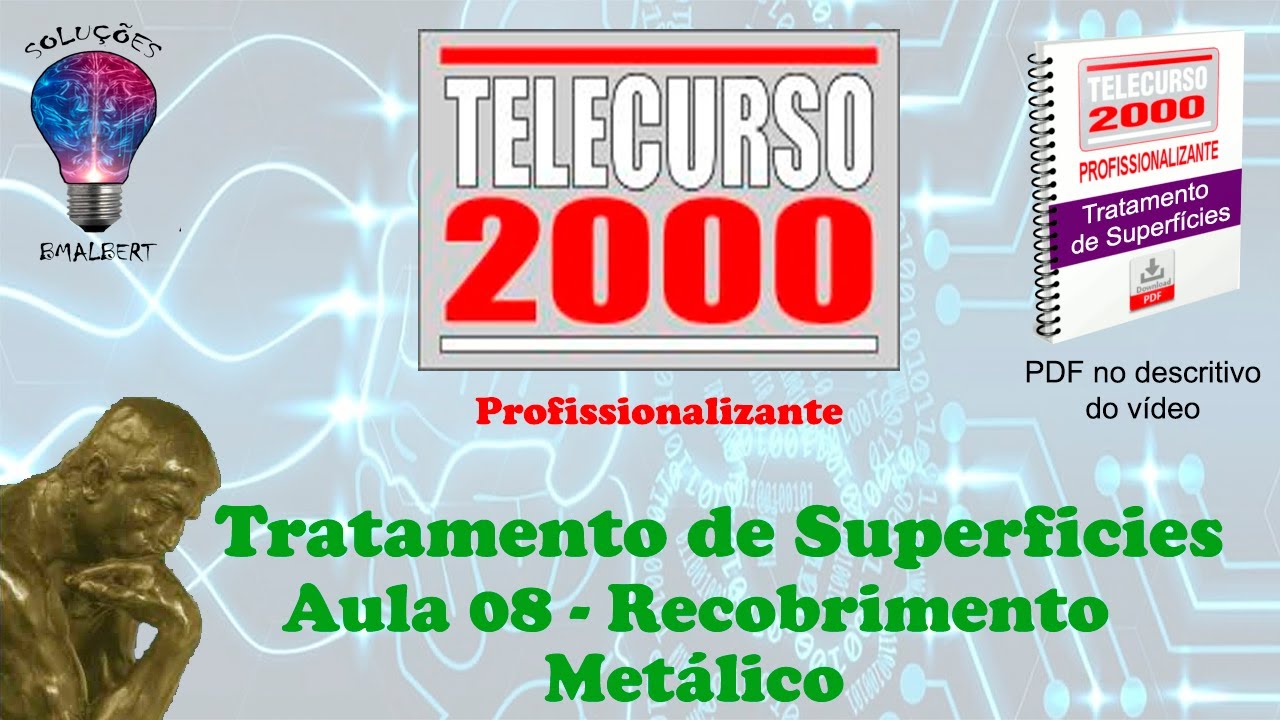 Telecurso 2000 Tratamento de Superfície - 08 Recobrimento metálico