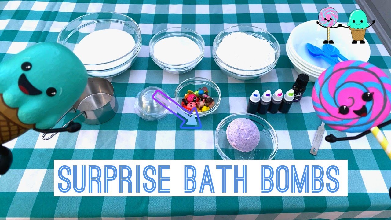 Learning With Lolli And Sweets Surprise Bath Bombs Kids DIY