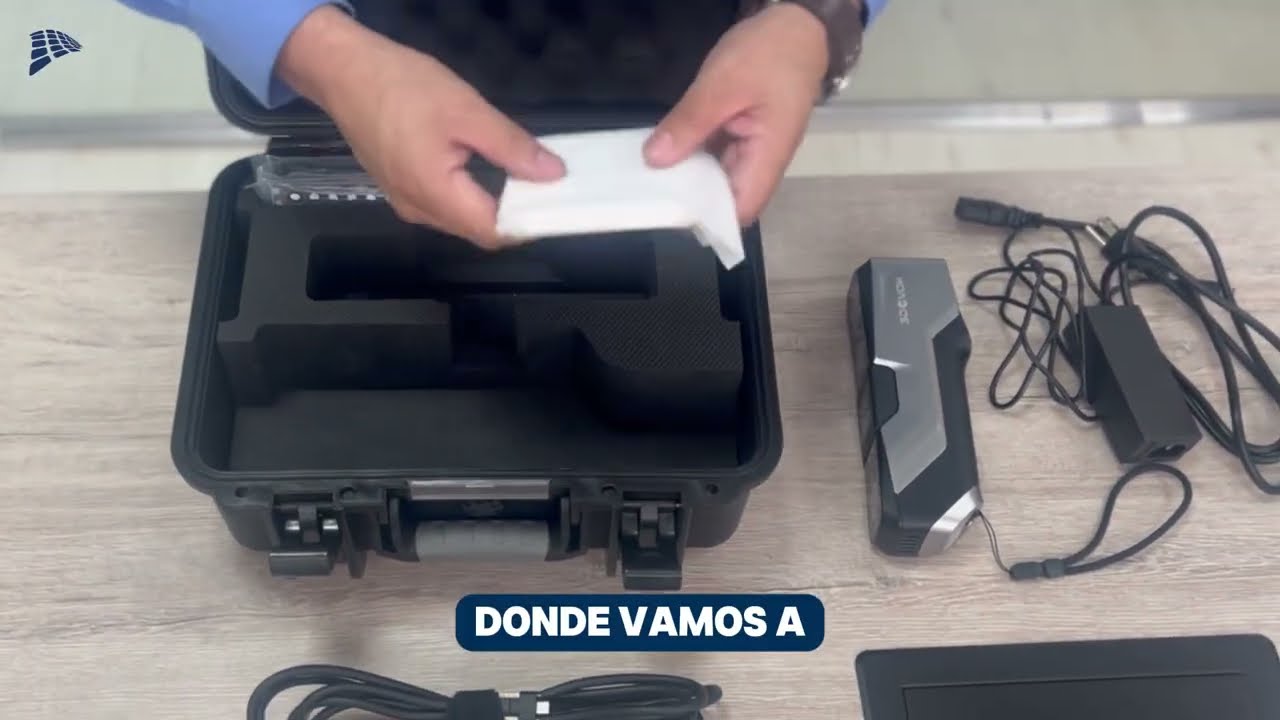 Unboxing y demostración del nuevo escáner 3D manual 3DeVOK MT de Scantech.
