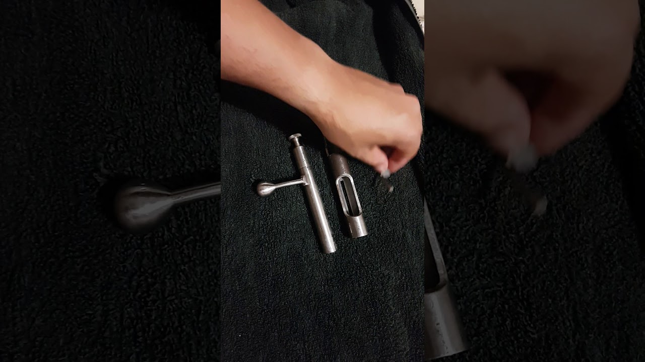Ferrolho calibre 22 lr. Passo a passo
