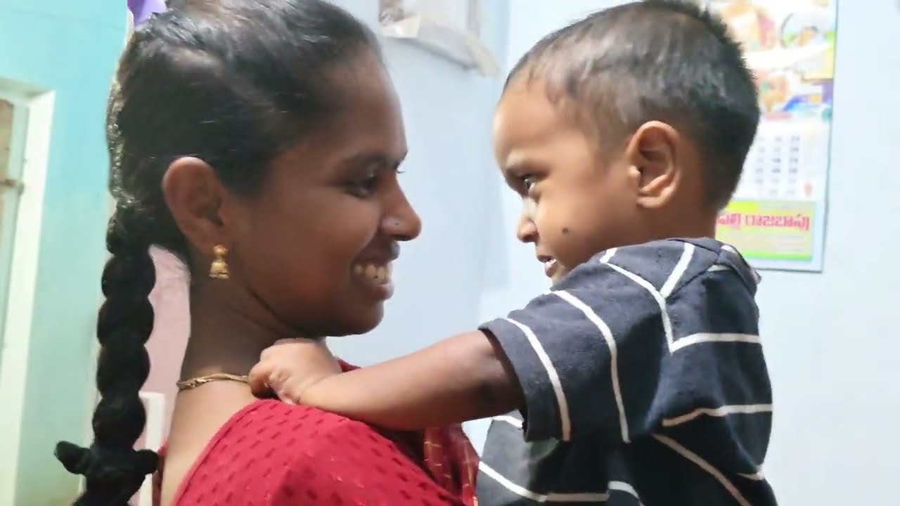 Ma అక్కి బాబు అమ్మ కోసం ఎలా ఏడుస్తున్నాడో | akki couple | #viral #dailyvlogs #childrens #vlog