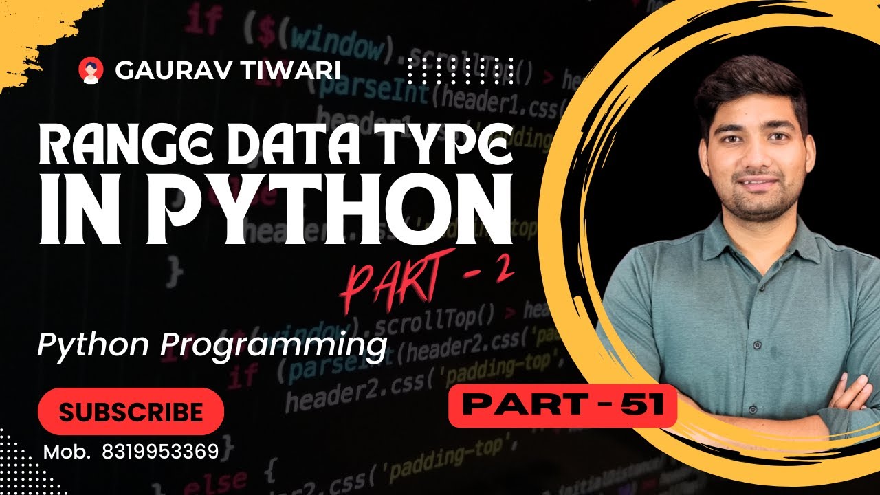 Range Data Type in Python (Part 2)