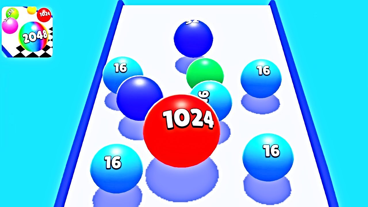 Ball Run 2048 Merge Race Run 3D ! All Levels Gameplay (117-123) android, ios