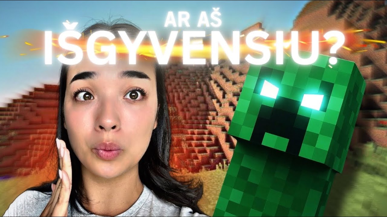 žaidžiu Minecraft!🚀 | DEMINO #1
