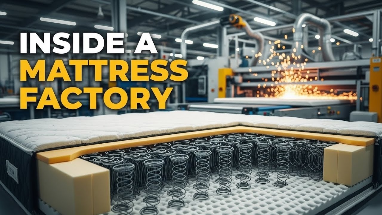 Inside the Mattress Factory The Incredible Process of Making Premium Spring Mattresses