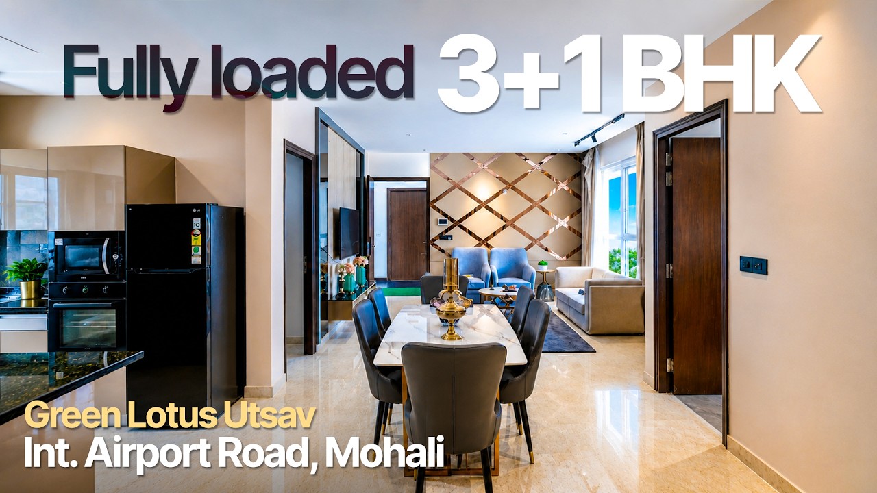 Spacious 3+1 BHK Apartments on PR7 Airport Road | Near Aerocity | Green Lotus Utsav