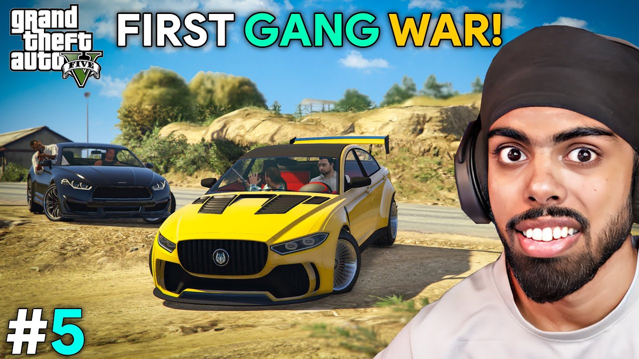 MY FIRST GANG WAR IN GTA RP...