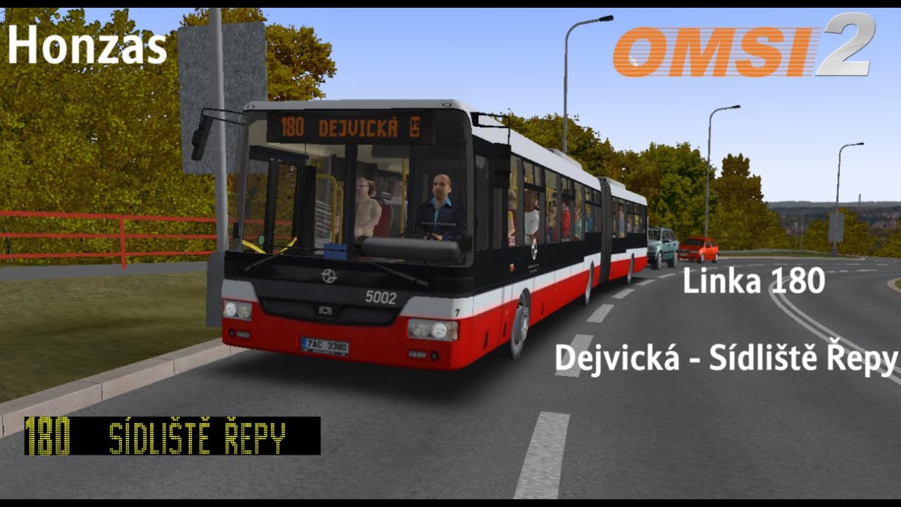 Omsi 2 | Linka 180 s kloubovým NBéčkem