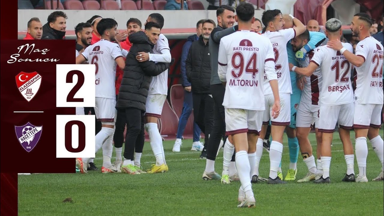 3Gen Holding Elazığspor 2 - 0 Hacettepe 1945 (Maç Özeti)