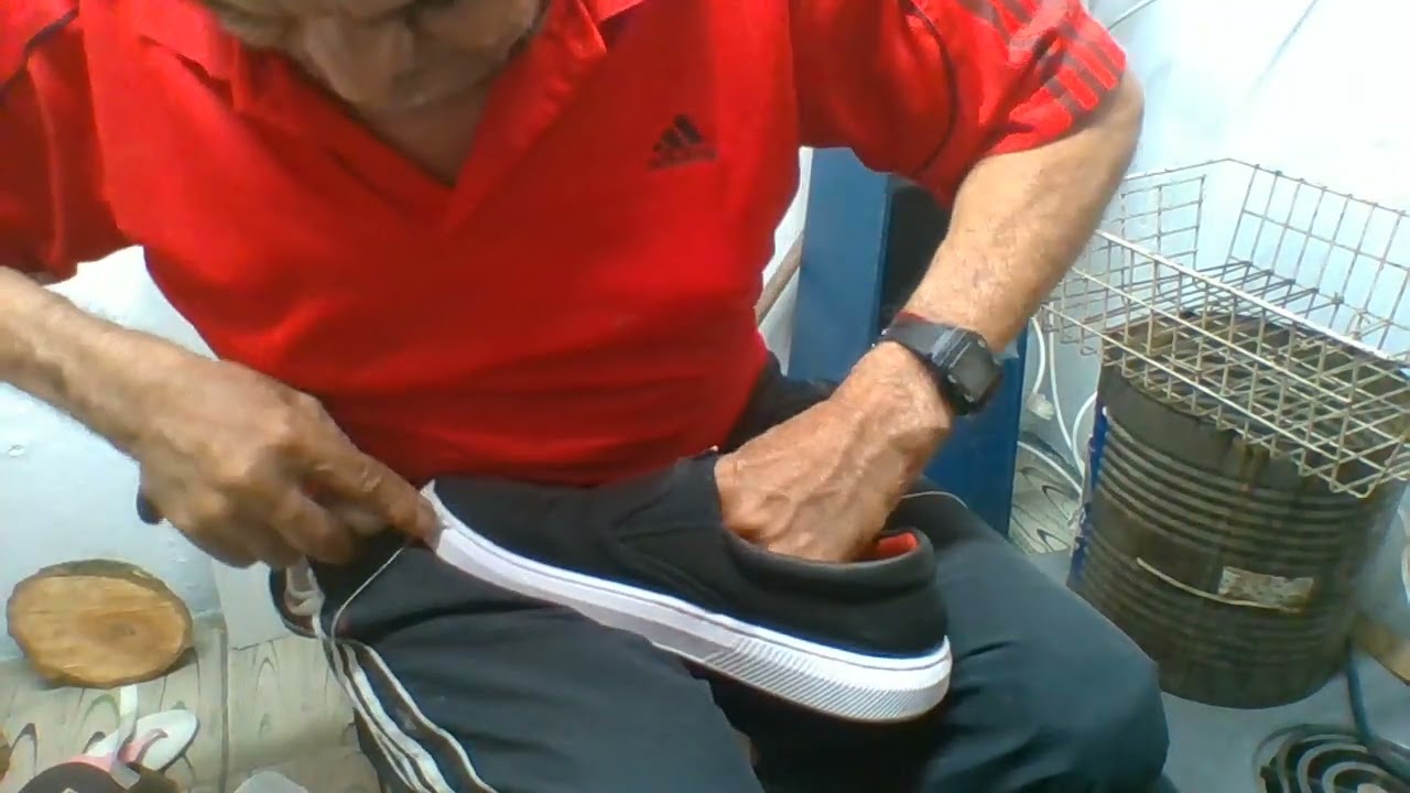 COMO COSER MANUALMENTE EN LA PARTE DE LA PUNTA  DEL ZAPATO  CERRADO TENIENDO MEDIDAS DE SEGURIDAD