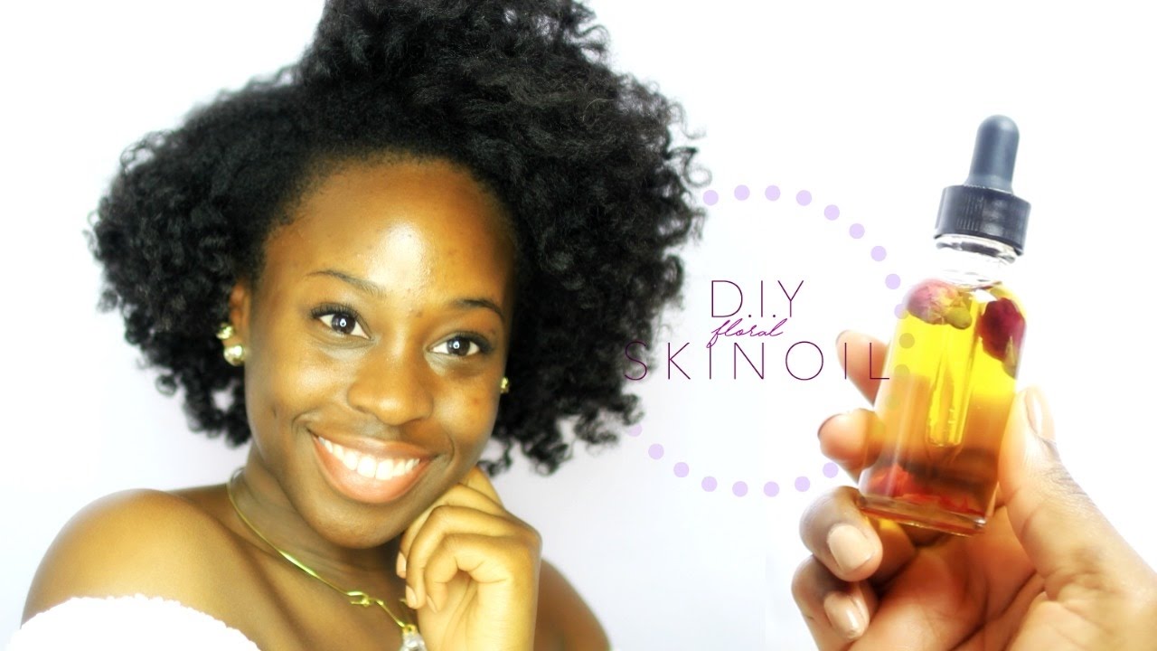 DIY SKIN FLORAL FACIAL OIL | for glowing skin, clear skin, acne scars, dark circles and spots
