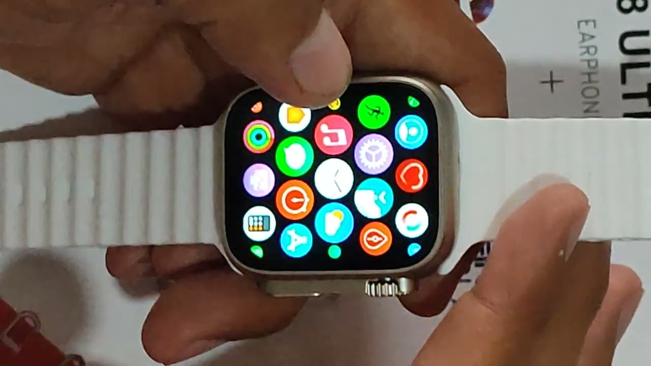 MANUAL DE USO SMARTWATCH i8 ULTRA+AUDIFONOS INALAMBRICOS+2 JUEGOS DE CORREA