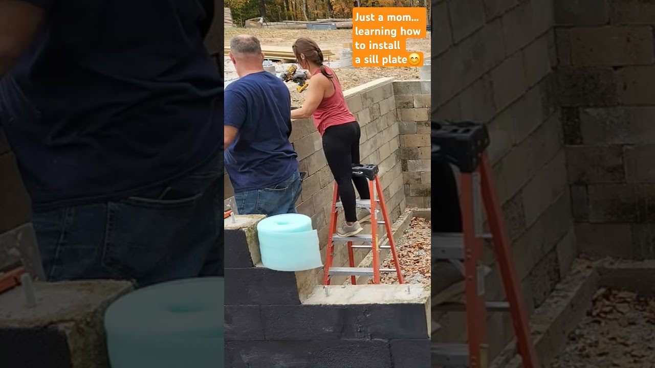Finally, getting to build up from the block wall basement