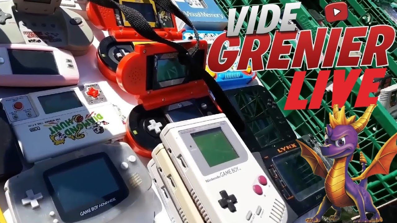 Vide Grenier Live - Du jeux vid&eacute;o dans cette Brocante avec un jolie collector 😎