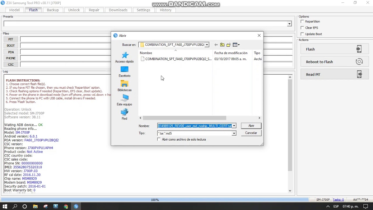 Unlock J700P Sprint / Boost