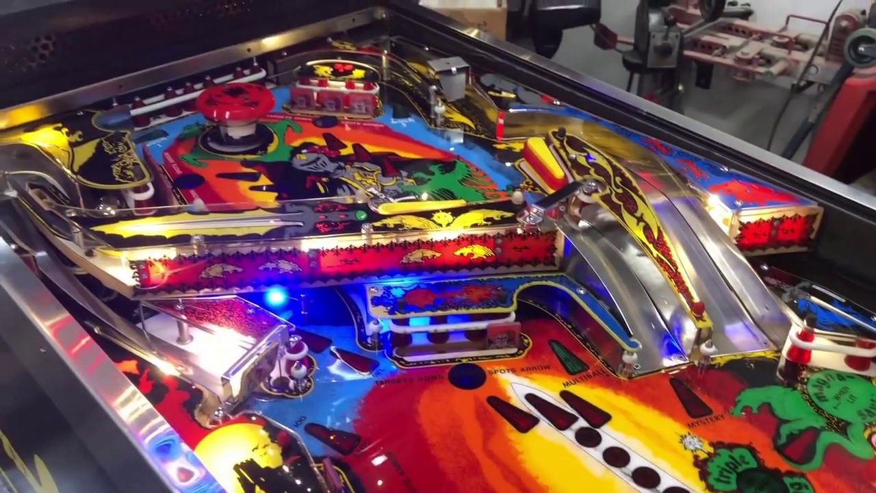 1980 Williams Black Knight Pinball Full Restoration