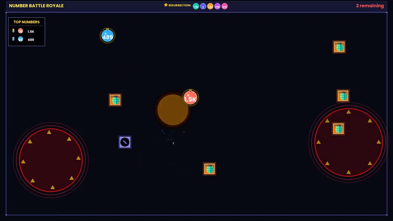 Number Battle Royale #012 [4K UltraHD] - Absorption Mode | 100 Numbers Fight to SURVIVE!