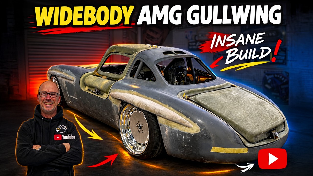 pt18 this insane build continues as the gullwing body nears completion