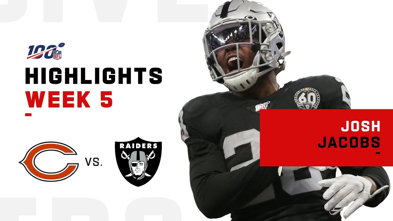 Josh Jacobs' 1st London Game was a Gem 💎 | 2019 NFL Highlights