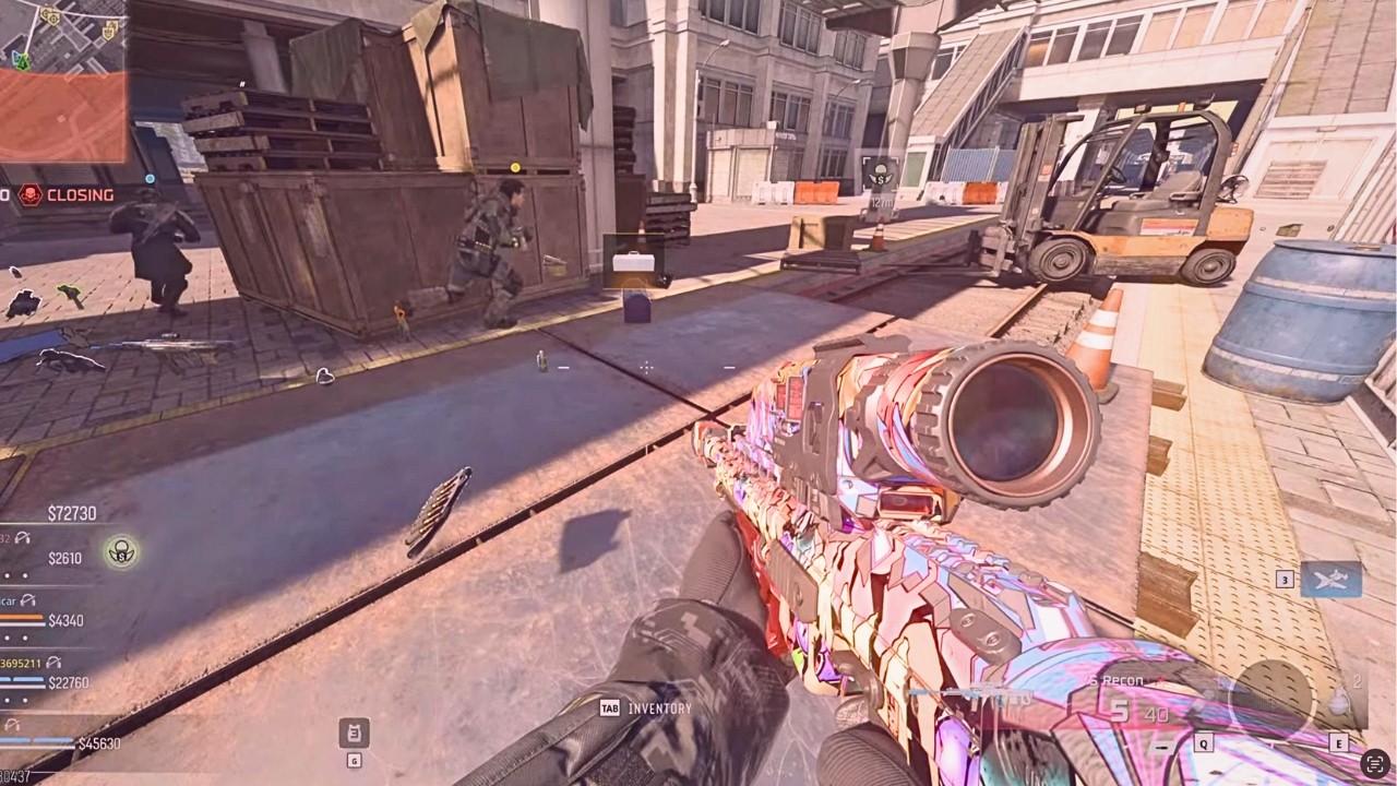 LOOTING ENEMY WEAPONS IN CALL OF DUTY WARZONE ON PS5 🔥 (NO TALK NO COMMENTARY)