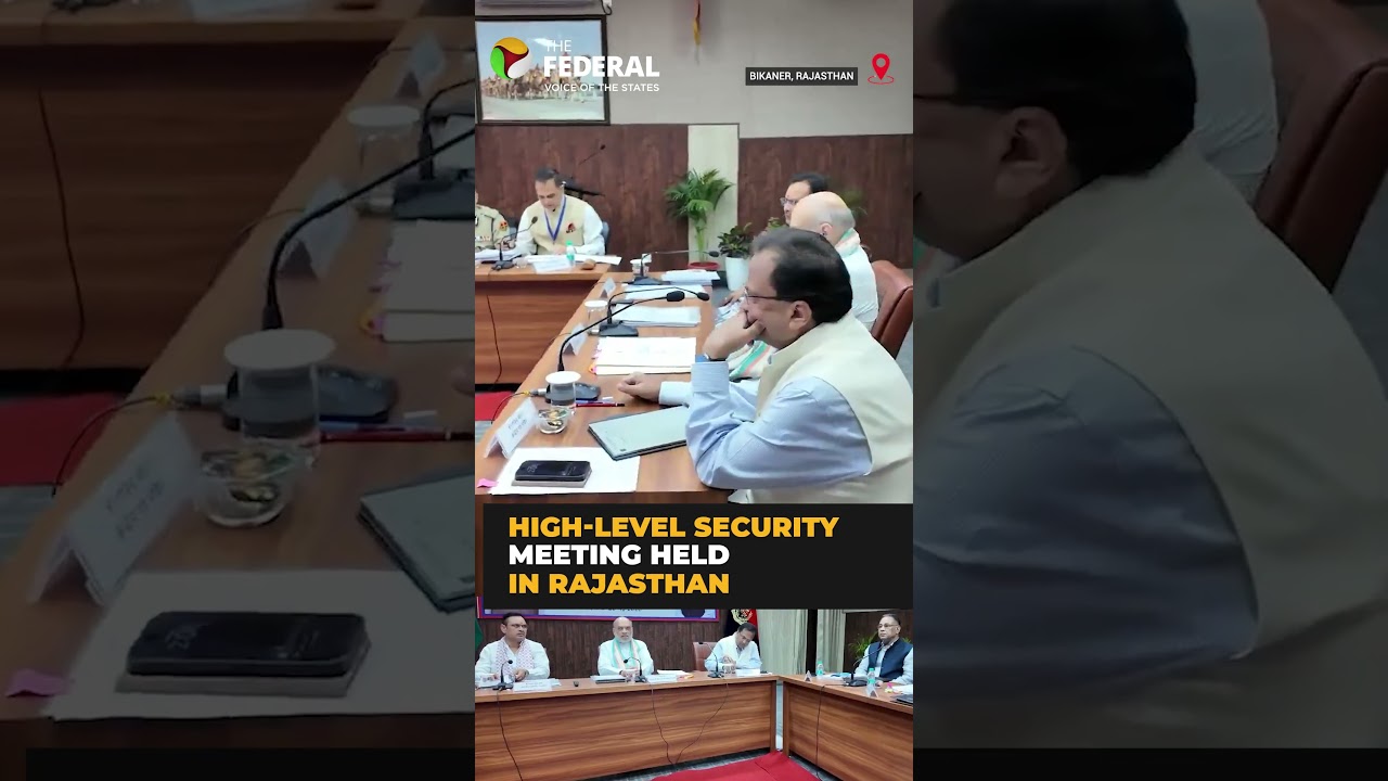 Amit Shah reviews border security in Rajasthan&rsquo;s Bikaner