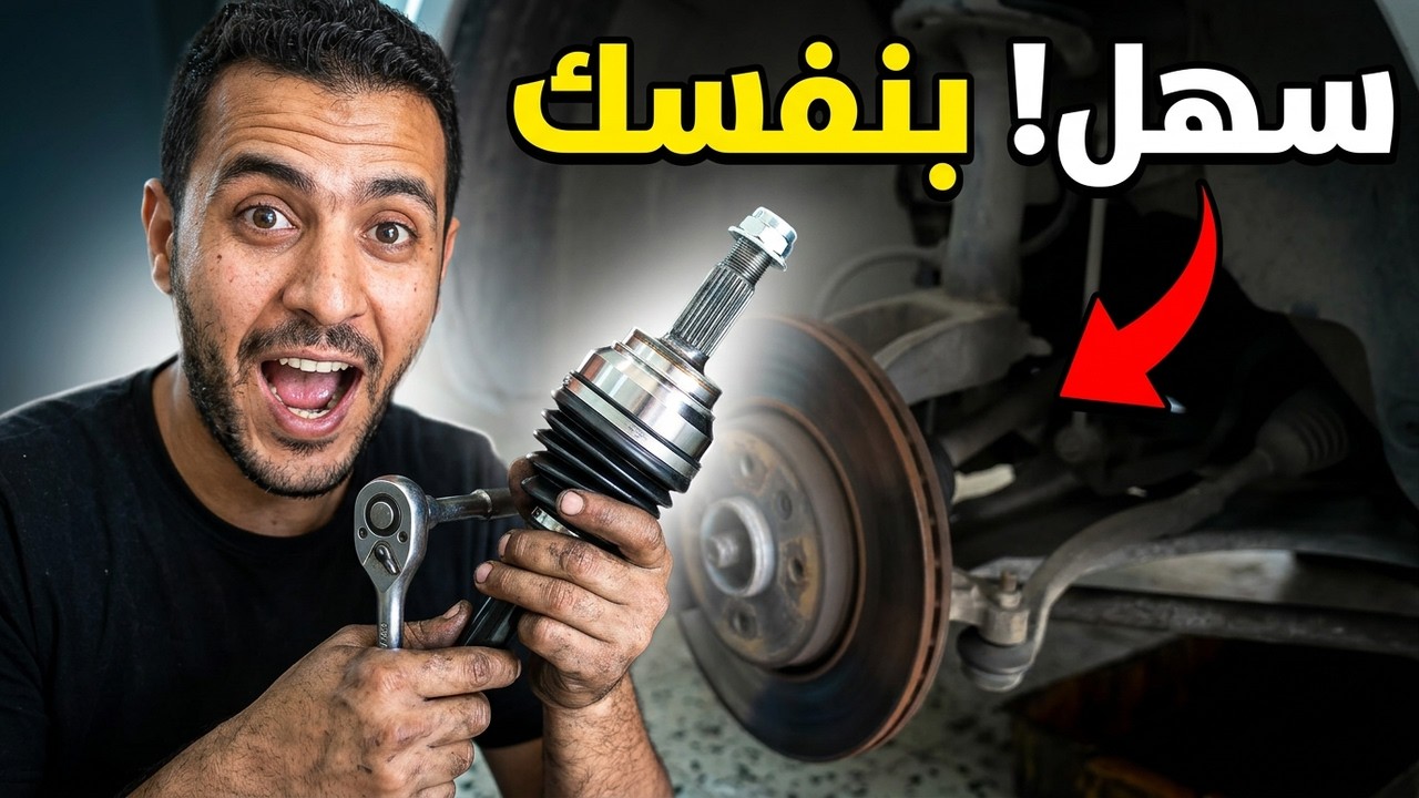 كيفية استبدال عمود نقل الحركة (الكردان) في رينو ميغان خطوة بخطوة