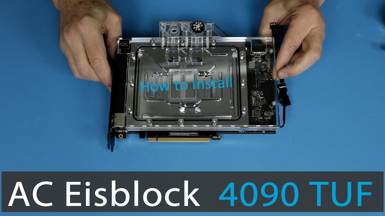 Установка водоблока Alphacool Eisblock 4090 TUF &mdash; краткое руководство №4
