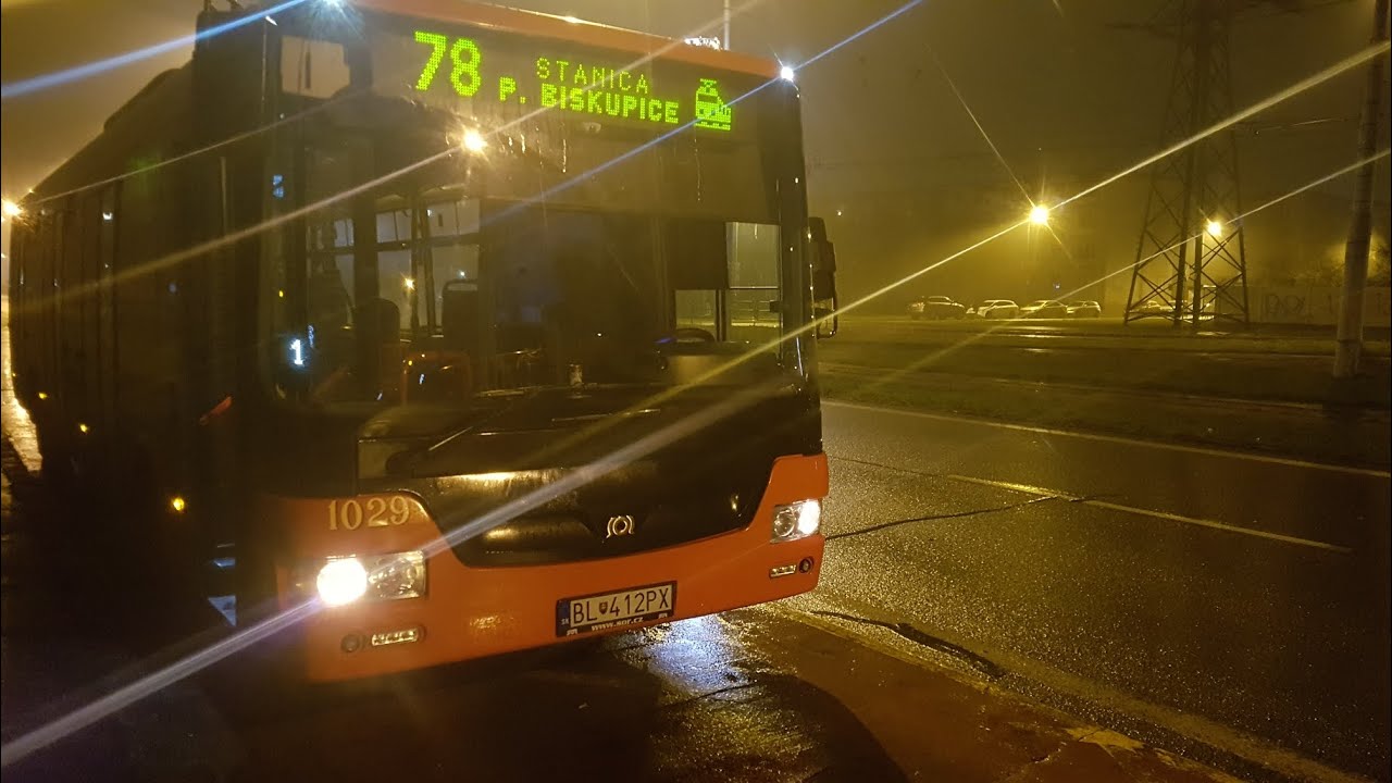 MHD BA LINKA 78 - ASTRONOMICKA - STANICA P. BISKUPICE